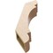 Ekena Millwork 5-inch W x 18-inch D x 24-inch H Olympic Rough Cedar Woodgrain TimberThane Knee Brace, Primed BRCUR05X18X24OLYRCPR - alternate 5